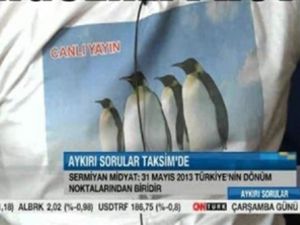 CNN Türk'ün penguenleri CNN'de alay konusu oldu!