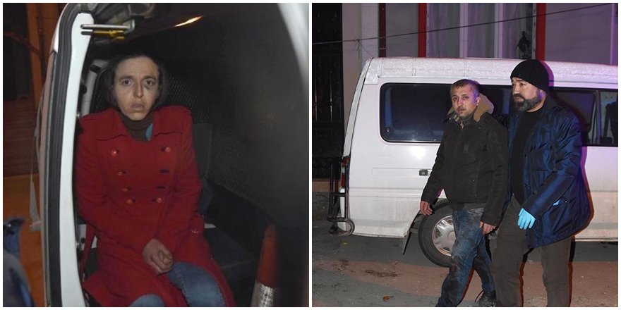 DEHŞET GECESİ; POLİS KADINI ELİNDE 2 KANLI BIÇAKLA BULDU