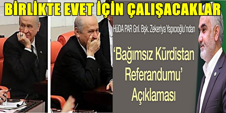 BAĞIMSIZ KÜRDİSTAN İÇİN BİRLİKTE EVET DİYECEKLER