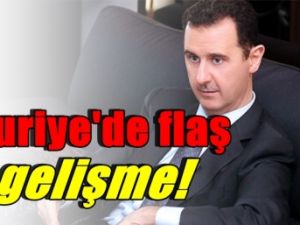 Suriye'de flaş gelişme!