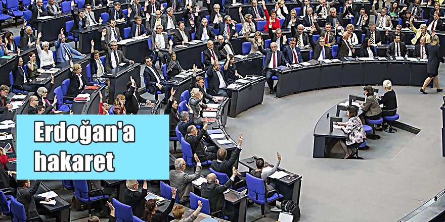 Alman Meclisinde Erdoğan'a ' Ağır Hakaret '