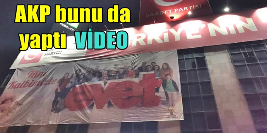 Saadet Partisini ayağa kaldıran görüntüler