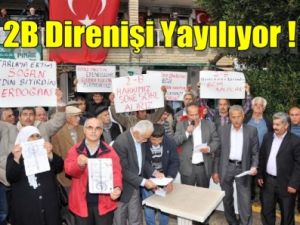 Kaş'ta 2B Eylemi !