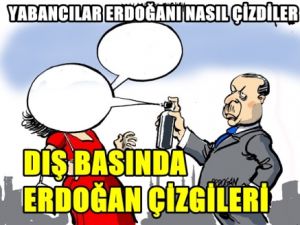 Yabancı Çizerlerden Erdoğan Karikatürleri