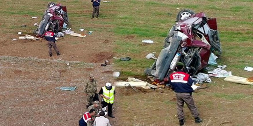 Tokat’ta cenaze yolunda kaza