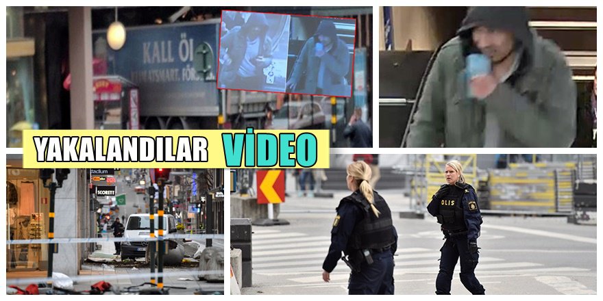 İsveç'te terör saldırısında gelişme; 1 Tutuklama 1 Gözaltı