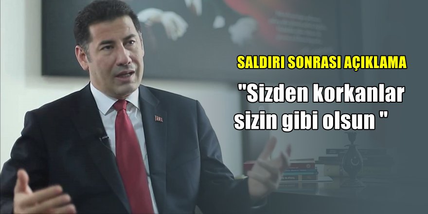 Samsun'da Sinan Oğan'a silahlı saldırı girişimi