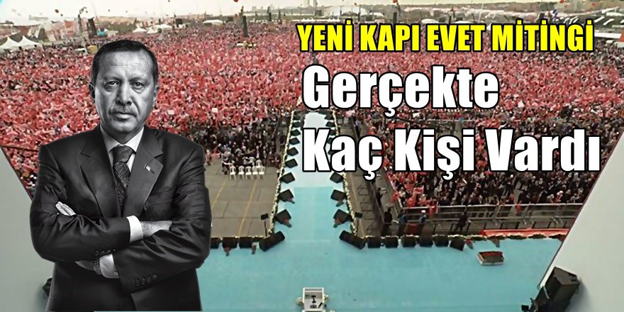 TIMES Erdoğan'ın İstanbul Mitingin de "Kaç Kişi" olduğunu yazdı