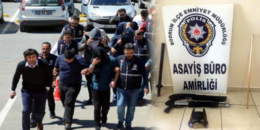 Bodrum'da dehşet anları