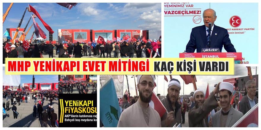 ABD Medyası MHP Mitingini yazdı ; Kaç kişi vardı