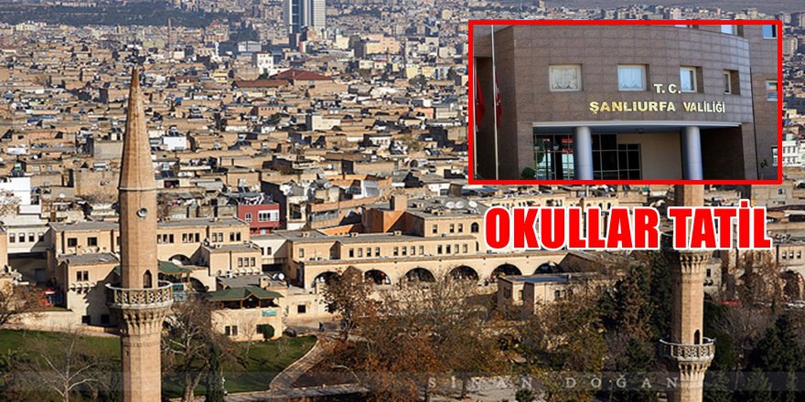 Şanlıurfa'da valilikten skandal karar