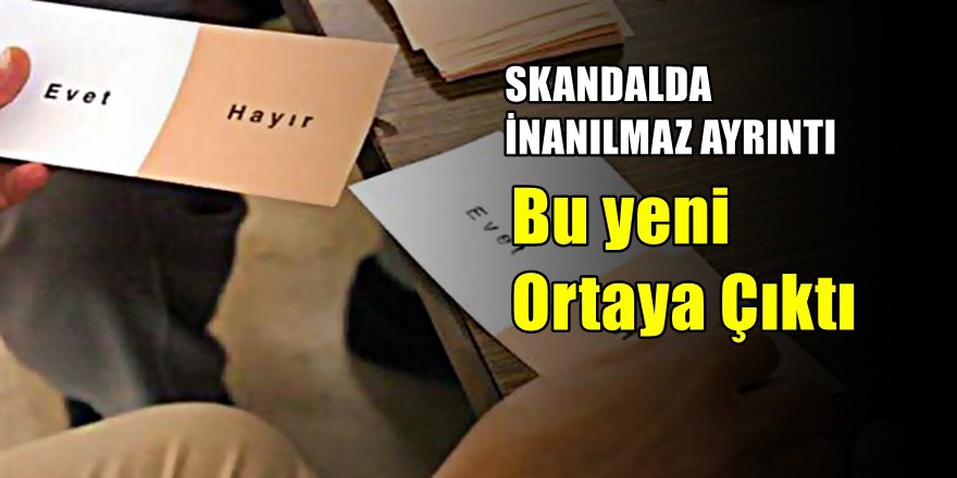 YSK Skandalında İnanılmaz Ayrıntı