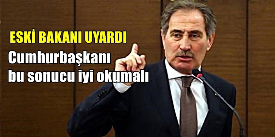 YSK Başkanına AKP'li Eski bakan bile isyan etti