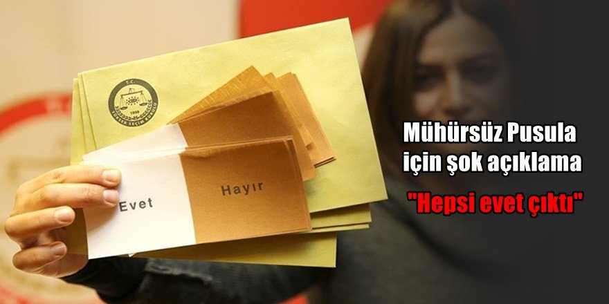 Mühürsüz Pusularla ilgili şok açıklama