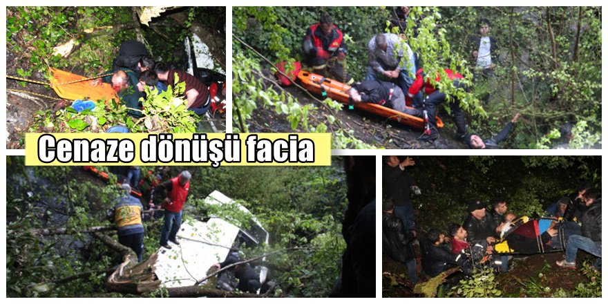 Zonguldak'ta facia; 10 ölü, 16 yaralı
