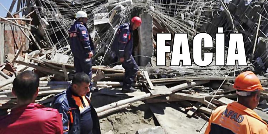 Diyarbakır'da beton dökme faciası ; 1 ölü 2 yaralı