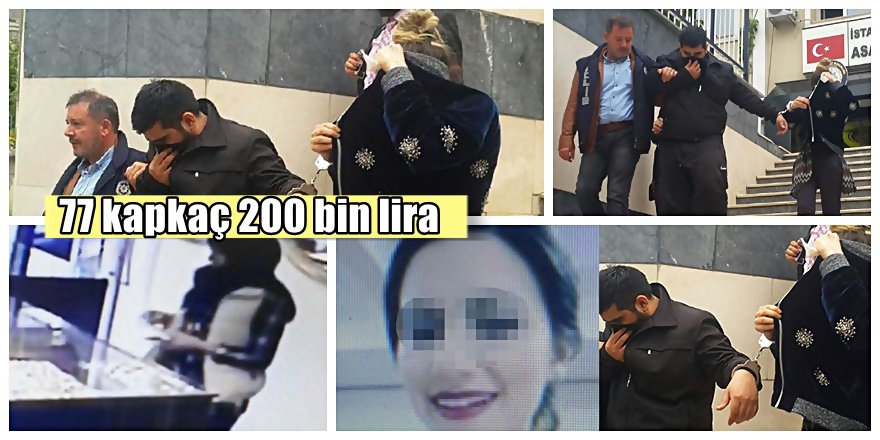 Hayalet Kadın Gaspçı Asya B. yakalandı