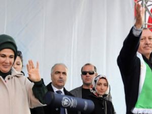 Erdoğan'a 'Doğru Söyle' Pankartı