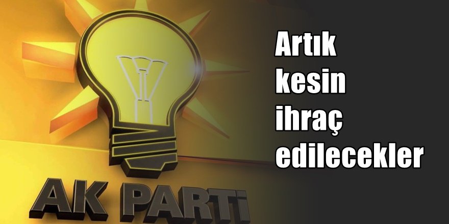 AKP'de flaş gelişme