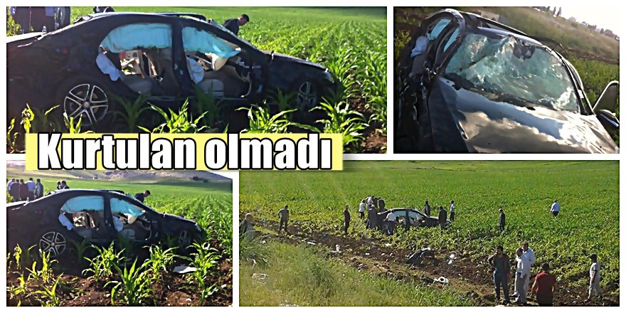 Diyarbakır'da feci kaza; Aynı aileden 4 ölü