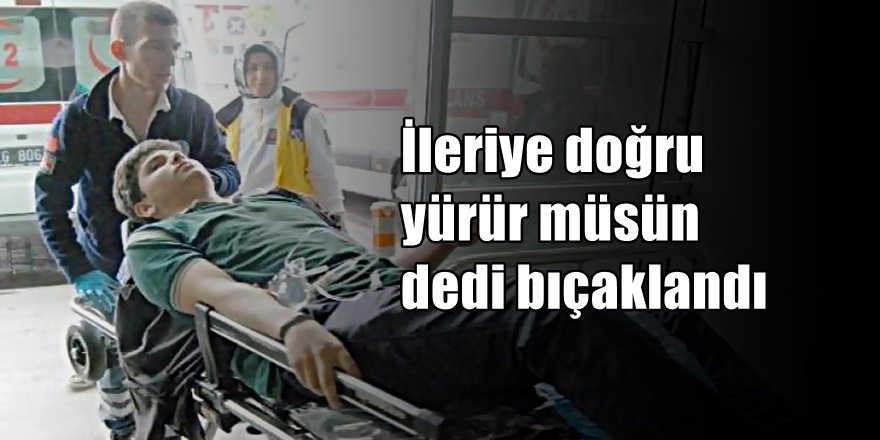 Kayseri'de tramvay tartışmasında kan aktı ; 1 yaralı