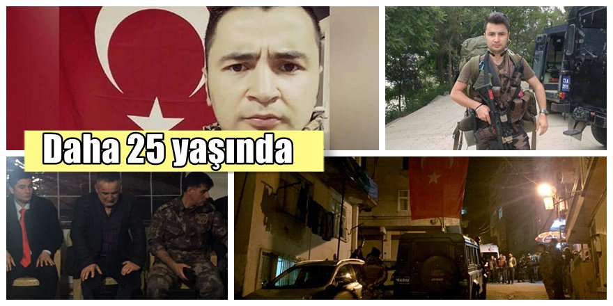 Samsunlu şehit polisin evine acı haber böyle ulaştı