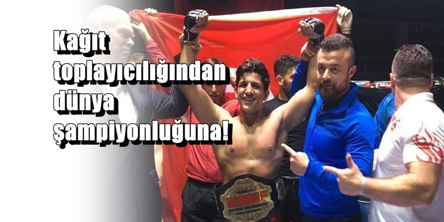 Antalya'lı kağıt toplayıcısı dünya şampiyonu oldu