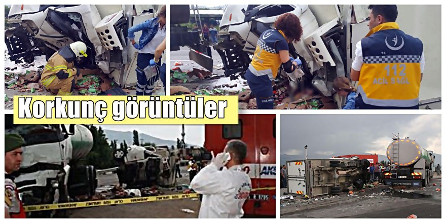 İzmir'de feci kaza ; 1 ölü 1 ağır 2 yaralı