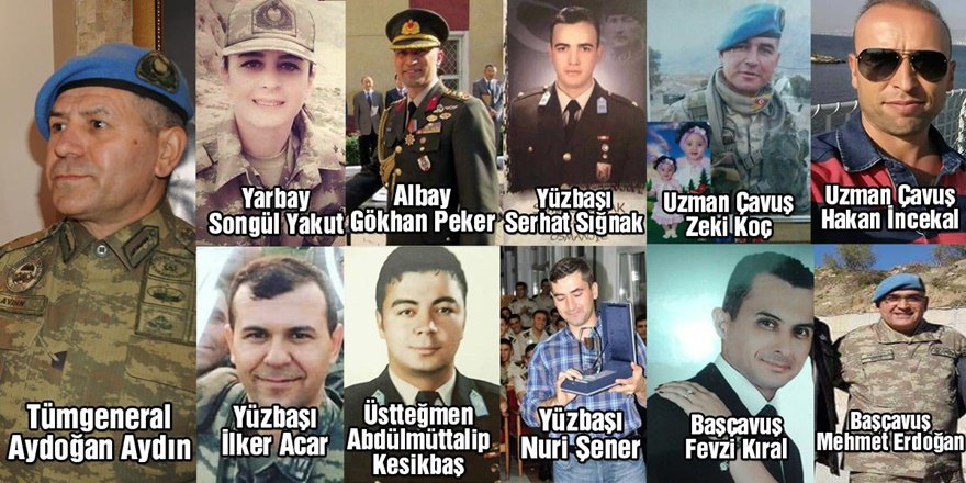 Şırnak şehitlerimizin kimlikleri açıklandı