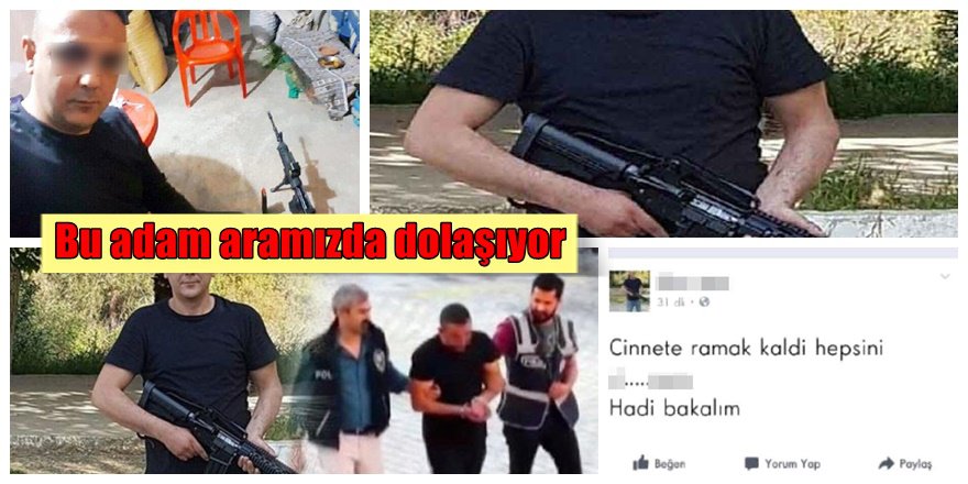 Kız öğrencilere bıçak çeken kantinciden skandal paylaşımlar