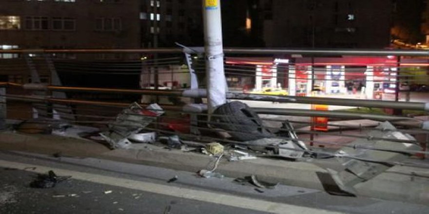 Dolmabahçe'de alkollü sürücü faciası :1 ölü