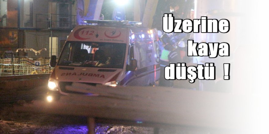 Beşiktaş'ta metro inşaat alanında iş kazası