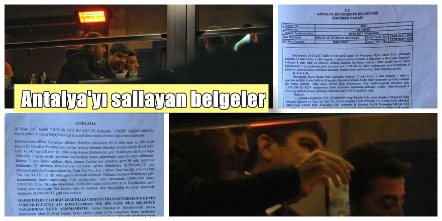 Menderes Türel'in bu fotoğrafları ve Konyaaltı Plaj ihalesi