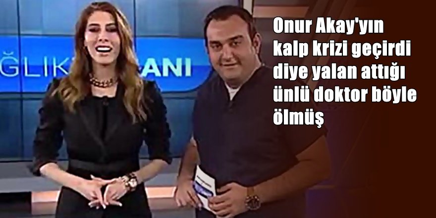 Ünlü Diş Doktorunun ölümünde şok gelişme