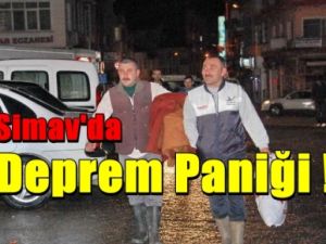 Simav'da Deprem Panik Yarattı.