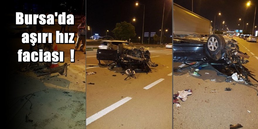 Bursa'da feci kaza; 1 ağır 4 yaralı