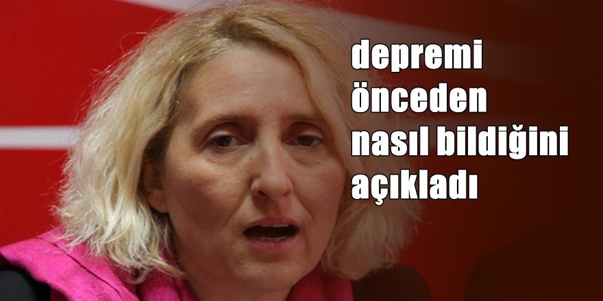 Depremi önceden uyaran Melda Onur'dan flaş açıklama