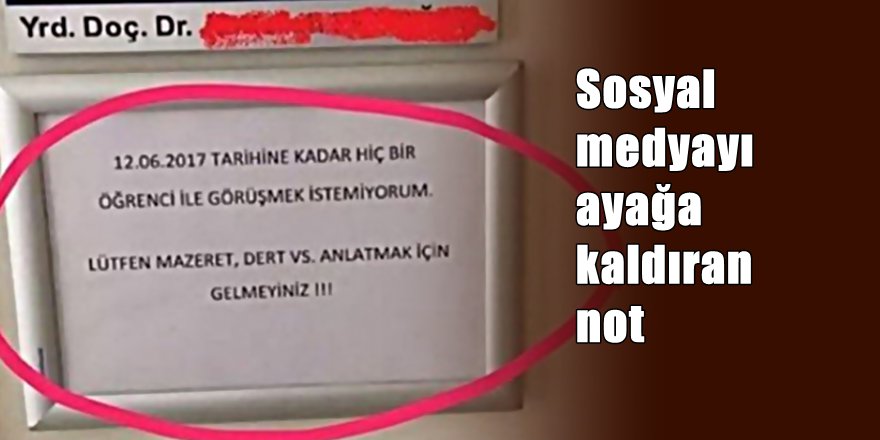 Erciyes Üniversitesi Hocasını Sosyal medyada böyle rezil ettiler