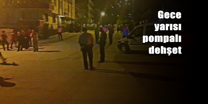 Sokakta oturanlara pompalı tüfekle saldırı: 3 yaralı