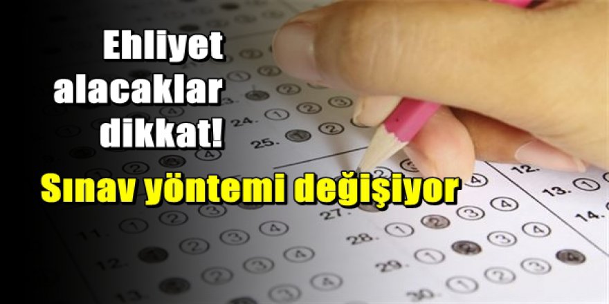 Ehliyette yeni dönem