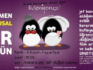 AKP Evlenemeye, Üniversiteliler Düğüne Çağırıyor