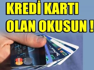 Kredi Kartı Olan Okusun !