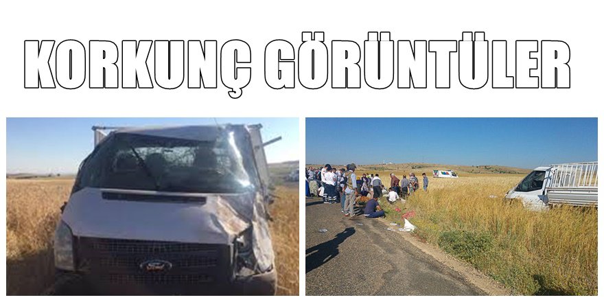 Mardin'de korkunç kaza: 4 ölü, 13 yaralı
