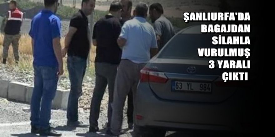 Otomobilin bagajından silahla vurulmuş 3 yaralı çıktı