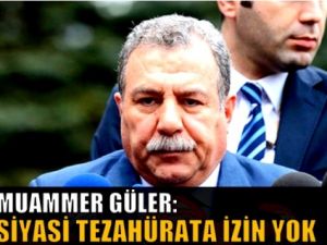 Muammer Güler: 'Tribünlerde siyasi slogana izin vermeyeceğiz'