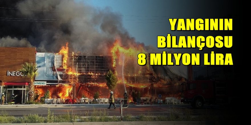 İzmir'deki bir AVM'de yangın çıktı