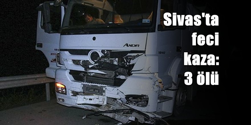 TIR ile otomobil çarpıştı: Hamile bir kadın ve 2 çocuk öldü