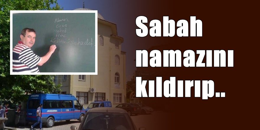 Bursa'da cami imamı cemaati şok etti