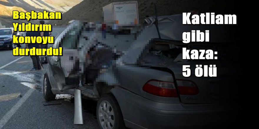Erzincan'da katliam gibi kaza: 5 ölü