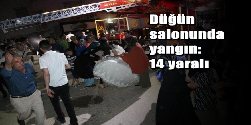 Elazığ'da düğün salonunda yangın: 14 yaralı